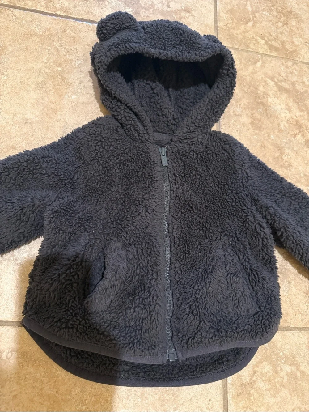 Carter’s Child of Mine Winter Coat & Old Navy Zip-Up Fleece Bear Jacket